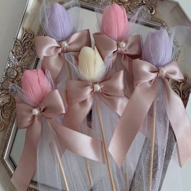 5pcs Tulip Scented Candle on B - огляд і ціна Home Fragrance Gift