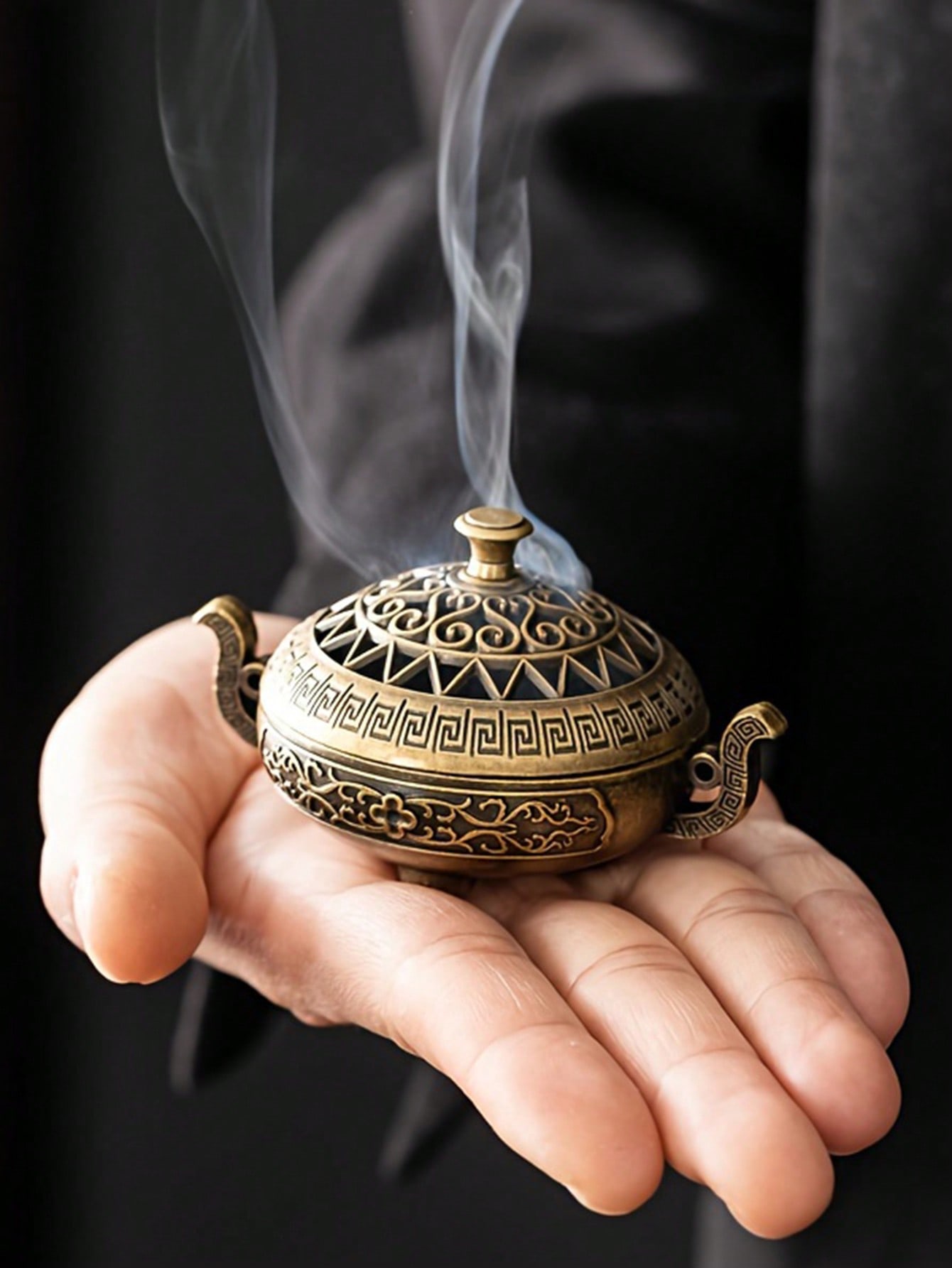 Nepal Style Brass Incense Burn - огляд і ціна Home Fragrance Gift