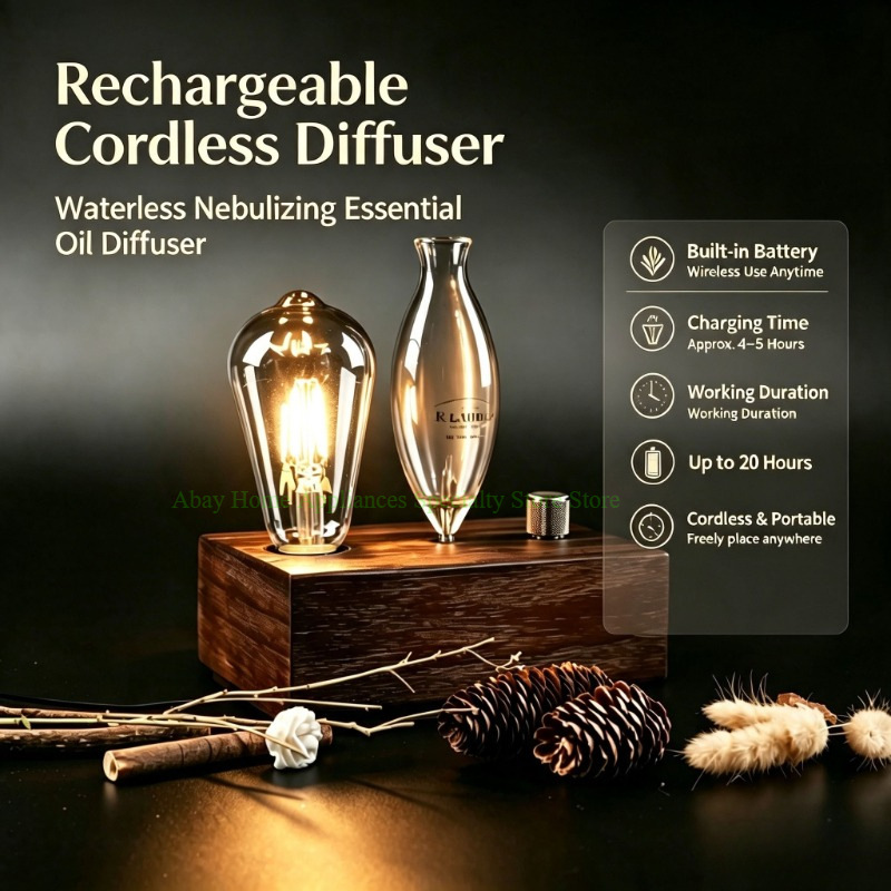 Rechargeable Waterless Nebuliz - огляд і ціна Home Fragrance Oud